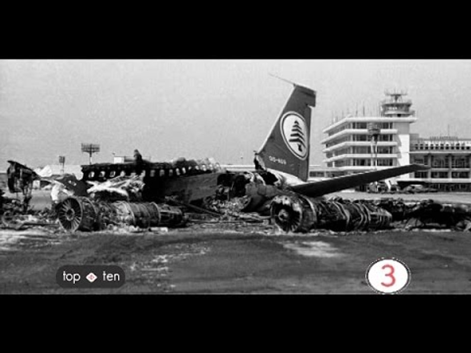 Top Ten - أخطر  10 حوادث طياران حدثت في تاريخ اللبنايين
