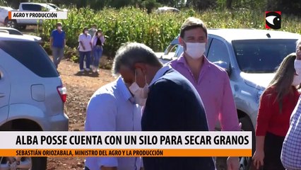 Alba Posse cuenta con un silo para secar granos