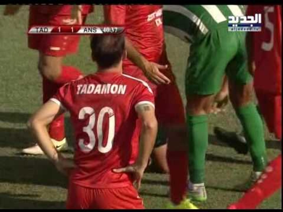 offside : ملخص مباراة التضامن صور والأنصار