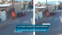 Sujeto rocía con combustible a mujer en situación de calle y le prende fuego en Celaya