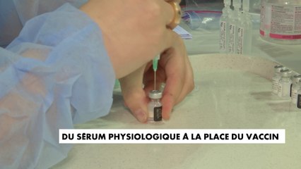 Du sérum physiologique à la place du vaccin