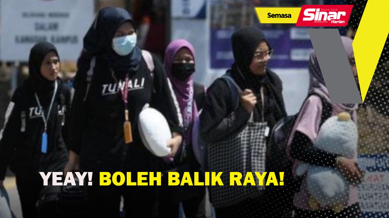 Yeay! boleh balik raya!