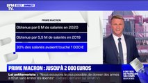 Prime Macron: les salariés bénéficiaires pourront toucher jusqu'à 2000 euros