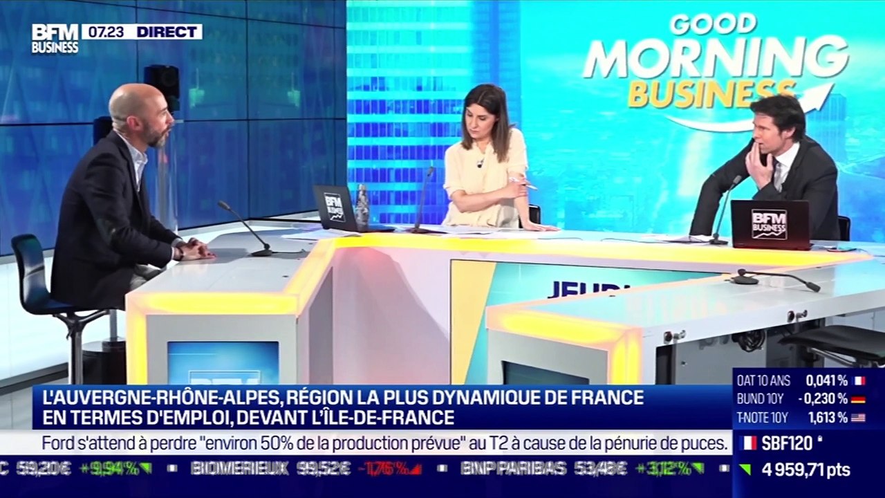 David Beaurepaire (HelloWork): L'Auvergne-Rhône-Alpes, région la plus dynamique de France - 29/04