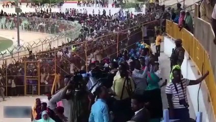 Stadyumu 'Recep Tayyip Erdoğan' sloganıyla inlettiler