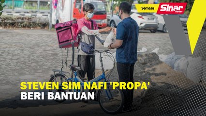 Steven Sim nafi 'propa' beri bantuan