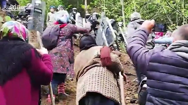 İşkencidere Vadisi’nde Cengiz İnşaat’ın taşocağı yapma girişimine karşı halkın direnişi sürüyor