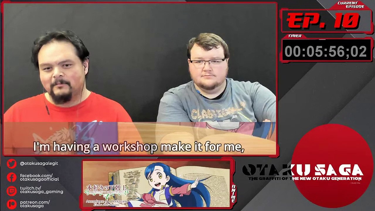 Anime Reaction: Ascendance Of A Bookworm Ep. 10