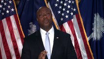 Senator Tim Scott delivers the Republican response to the State of the Union