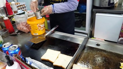 햄 치즈 에그 토스트  Ham Cheese Egg Toast I Korean Street Food
