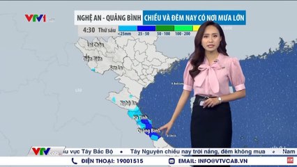 Dự báo thời tiết chiều tối nay 29/4  Bản tin dự báo thời tiết đêm nay