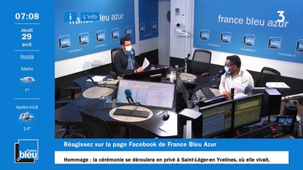 29/04/2021 - La matinale de France Bleu Azur