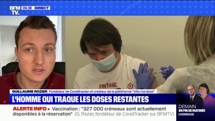 Guillaume Rozier évoque "des disparités régionales" sur la disponibilité de créneaux de vaccination