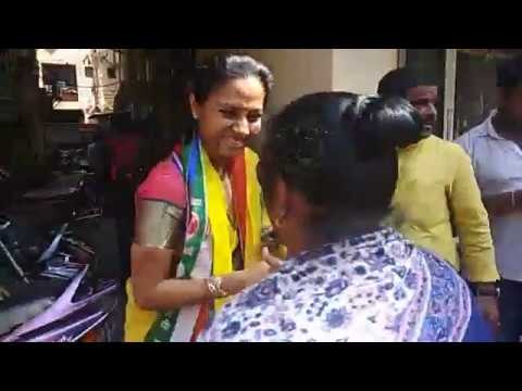 Loksabha 2019 : NCP leader Supriya Sule at the rally while filing nomination form for Loksabha 2019