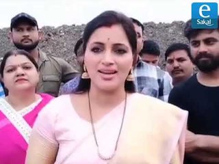 खासदार नवनीत राणा यांनी दिला बाप्पाला निरोप...