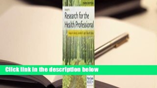Pdf download Bailey's Research for the Health Professional unlimited