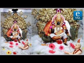 Navratri Festival 2019 : करवीर निवासिनी श्री अंबाबाईची गंगाष्टक रूपात पूजा