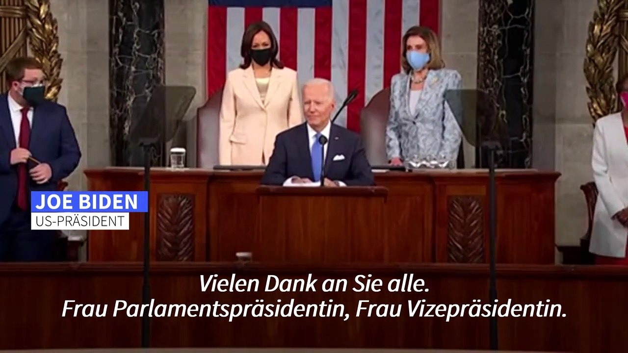 Biden würdigt Harris als erste US-Vizepräsidentin