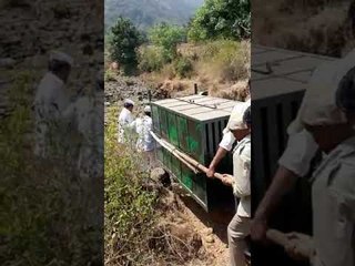 किरुंडे येथे जखमी बिबट्या आढळला..!