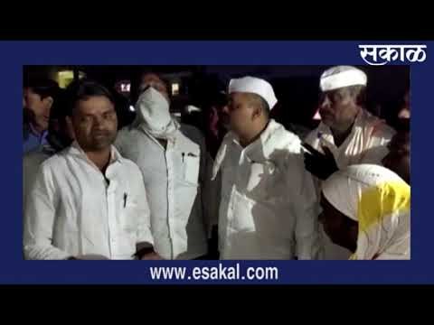 शेतकऱयांना हात लावला तर गाठ माझ्याशी आहे: निलेश लंके | Latest News I Marathi News | Sakal Media |