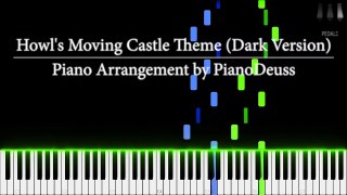 Howl'S Moving Castle Theme (Dark Version) [Piano Tutorial]