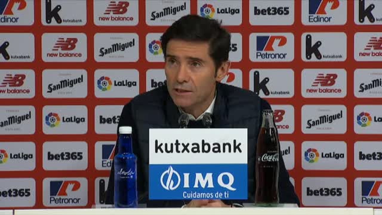 Marcelino: "Tuvimos juego suficiente para haber ganado"