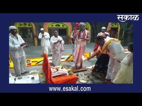 संत तुकाराम महाराजांच्या पादुकांची महापूजा | आजच्या ठळक बातम्या | मराठी बातम्या | Sakal Media |