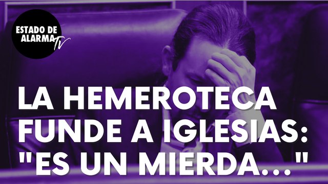 La hemeroteca funde al podemita Pablo Iglesias, cazado en otro cambio de discurso: “Es un mierda...”