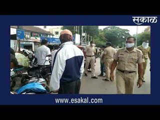 पुण्यात विनामास्क, डबल सीट फिरणाऱ्यांवर पोलिसांची कारवाई | मराठी ताज्या बातम्या | Sakal Media |