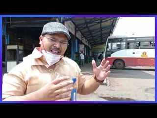 कोल्हापूर मध्यवर्ती बसस्थानकावरचे चित्र | Kolhapur | Maharashtra | Sakal Media |