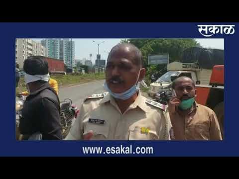 पुणे : नवले पुलाजवळ भीषण अपघात; ब्रेक निकामी झाल्याने ट्रकने 18 वाहनांना चिरडले | Sakal Media |