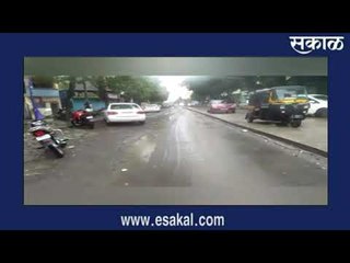 जुनी सांगवीत रस्ते खोदकामामुळे रहदारीस अडथळा | Sakal Media |