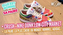 Crush : Nike Dunk Low SP City Market, la paire la plus chère du monde, Hummel, Adidas, Asics...