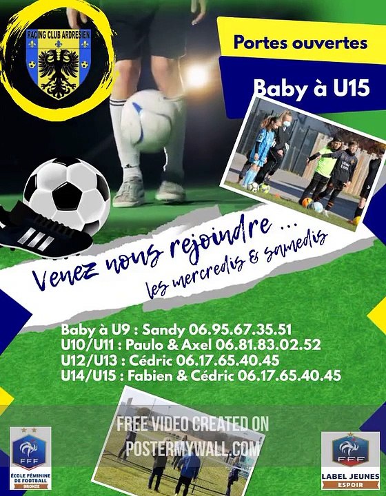 Journées Portes ouvertes Baby à U15