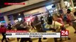 SJM: comerciantes ambulantes atacan a fiscalizadores para evitar desalojo