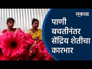 पाणी बचतीनंतर सेंद्रिय शेतीचा कारभार  | Orgainic Farming | Farmer | Drip plan |Sakal Media |
