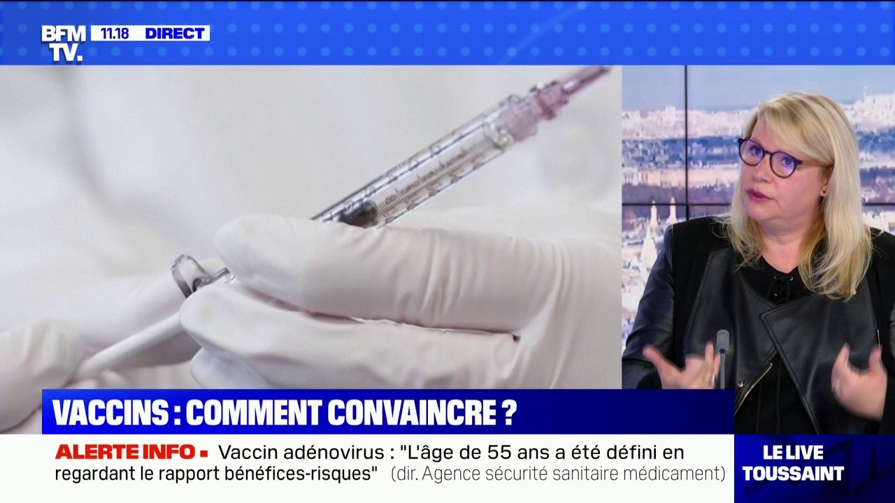 Vaccin AstraZeneca et Janssen: la directrice de l'ANSM estime que l'âge de 55 ans a été défini "en regardant le rapport bénéfices-risques"