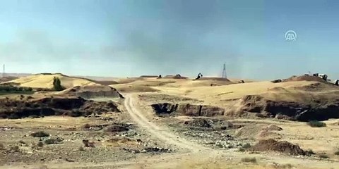 Peşmerge korkudan mevzi kazmaya başladı