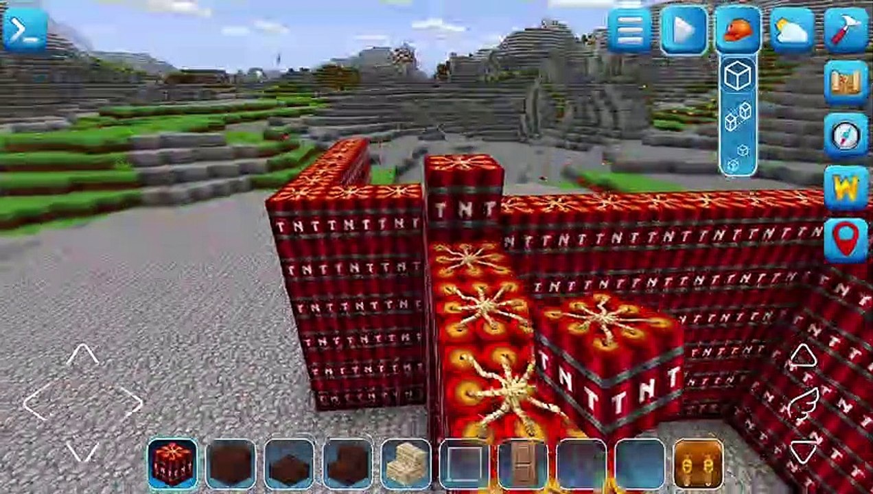 TNT house building TUTORIAL || Free Minecraft Clone - Realmcraft || #minecraftupdate #pixelart