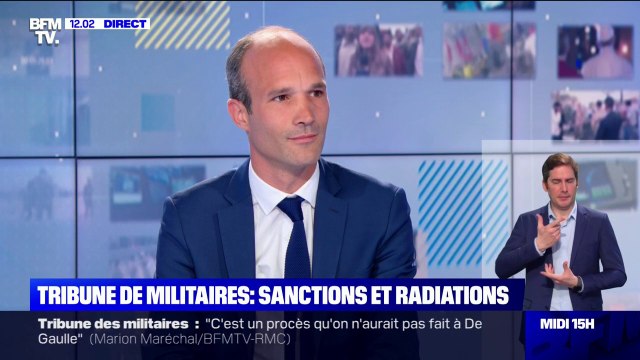 Tribune des militaires: le porte-parole du ministère des Armées évoque des sanctions dans les jours qui viennent