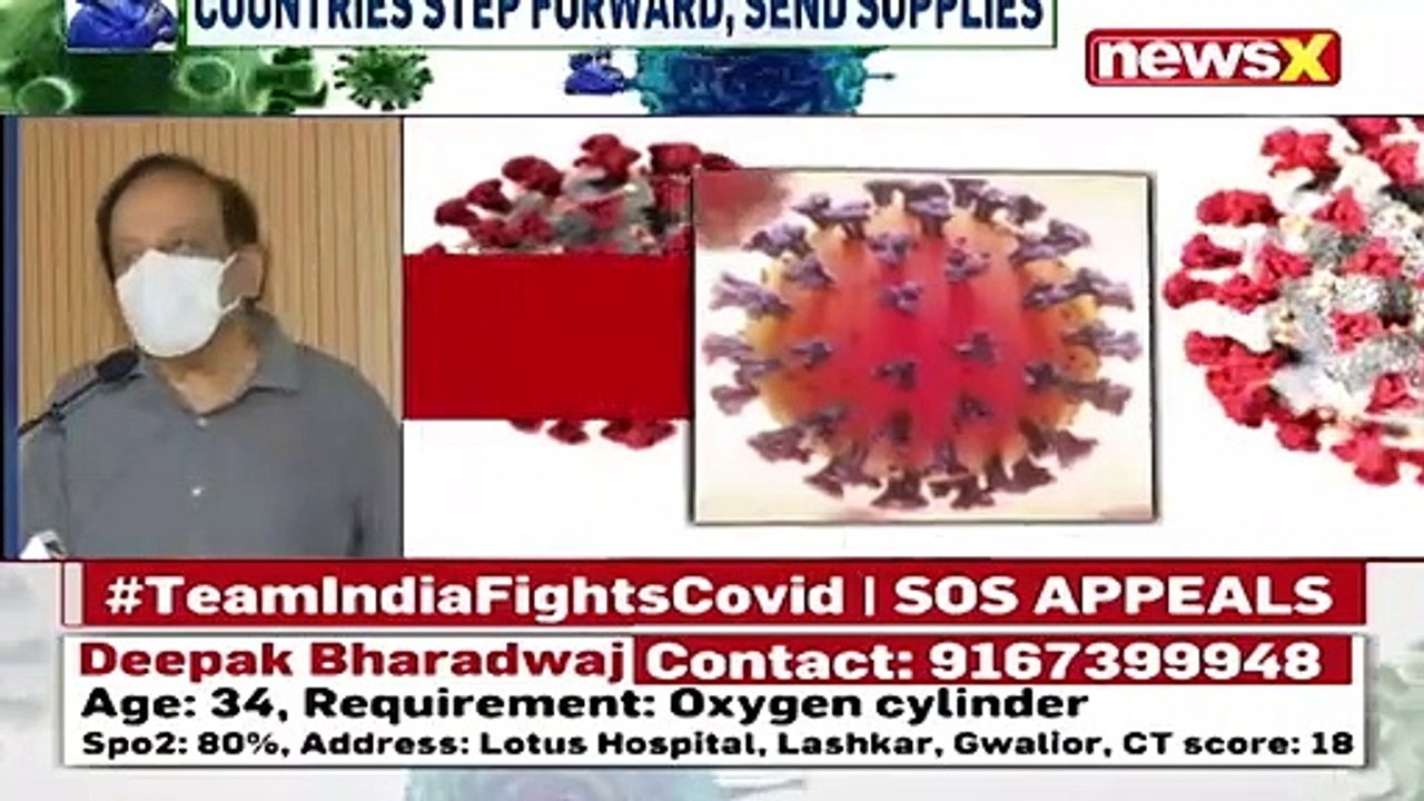 Union Health Min Briefs Media Speaks On O2, Bed Availability NewsX