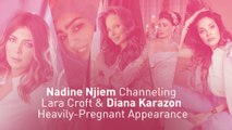 Nadine Njiem Channeling Lara Croft & Diana Karazon Heavily-Pregnant Appearance
