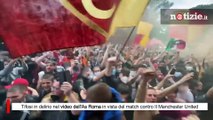 Manchester United - Roma, tifosi giallorossi in delirio alla vigilia della match di Europa League