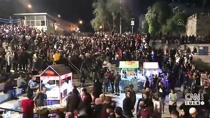 İsrail polisi kutlama yapan Filistinlilere müdahale etti