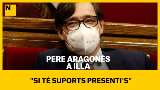 Aragonès a Illa: Si té suports, presenti's