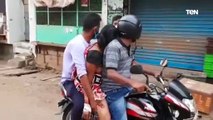 عائلة تتعرض لأصعب مواقف حياتها.. فيديو مأساوي من الهند يظهر نقل جثة أم جالسة على دراجة