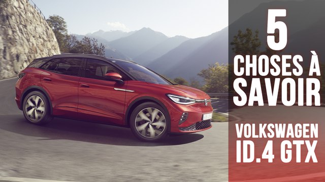 ID.4 GTX, 5 choses à savoir sur le 1er modèle sportif électrique de Volkswagen