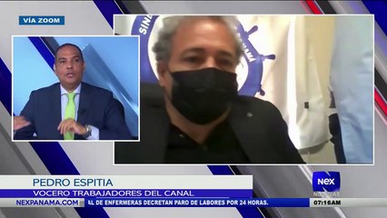 Entrevista a Pedro Espitia, vocero de los trabajadores del Canal  - Nex Noticias