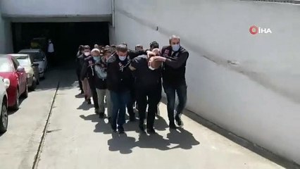 Suç örgütü üyeleri böyle alındı