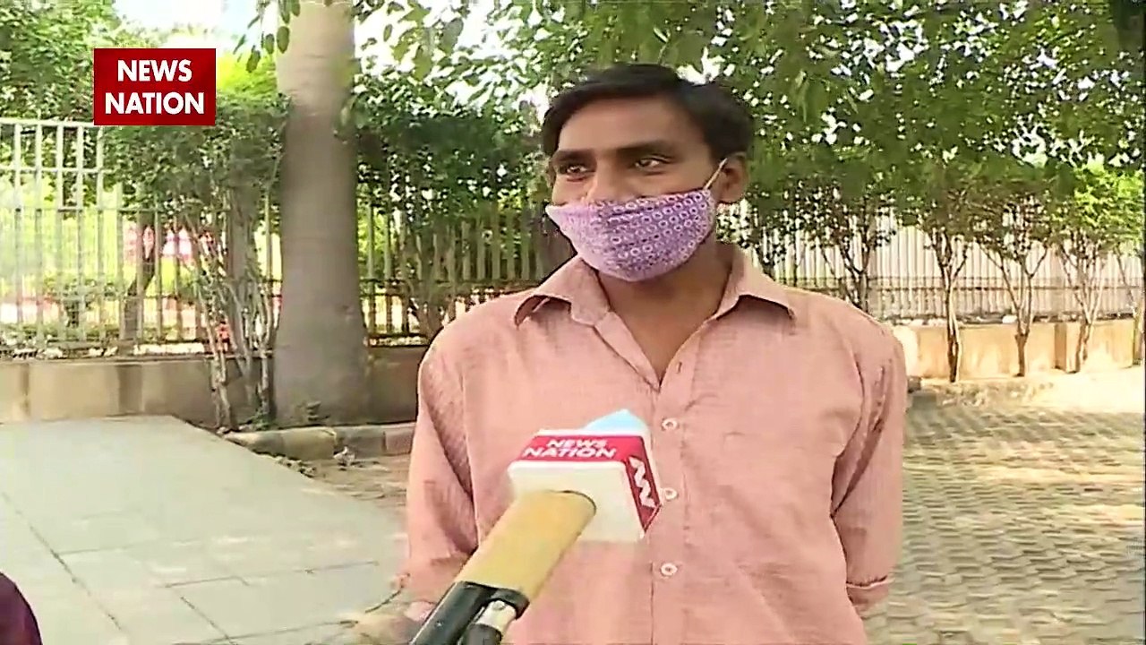 Patient has been lying on the footpath outside Rajiv Gandhi Hospital